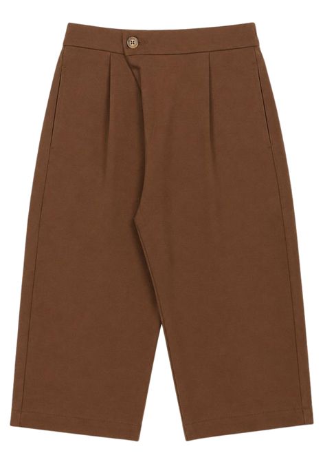 Children's trousers in viscose blend Manuel Ritz | 4538MARRONE